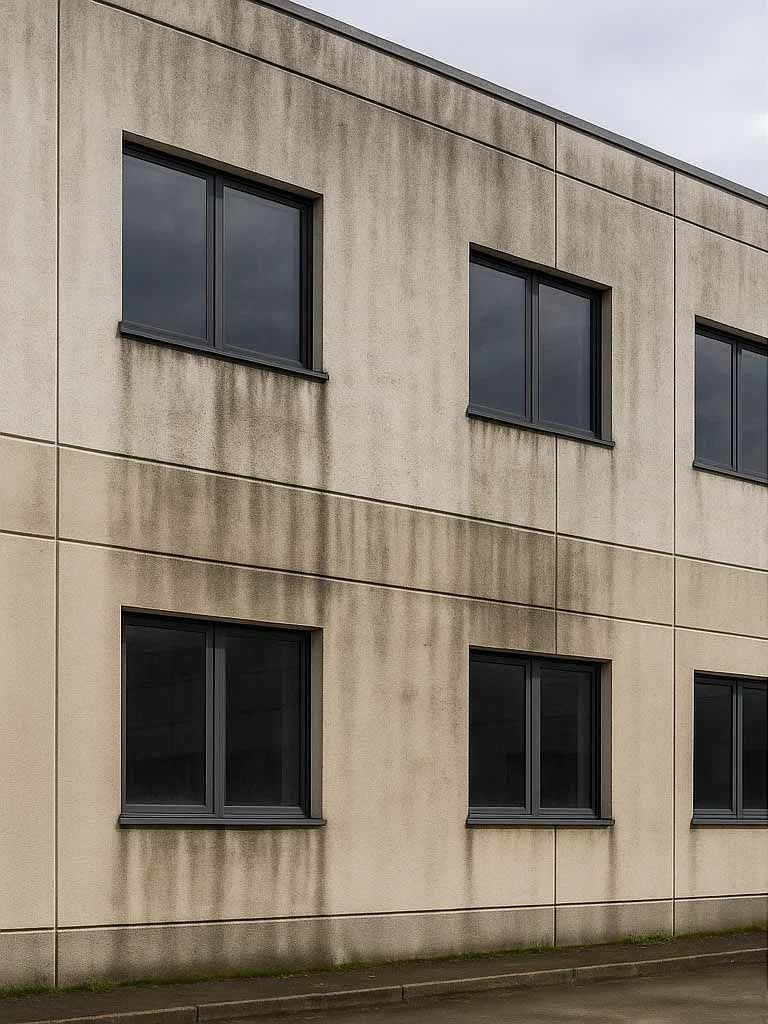 Мытье фасада в Кишиневе