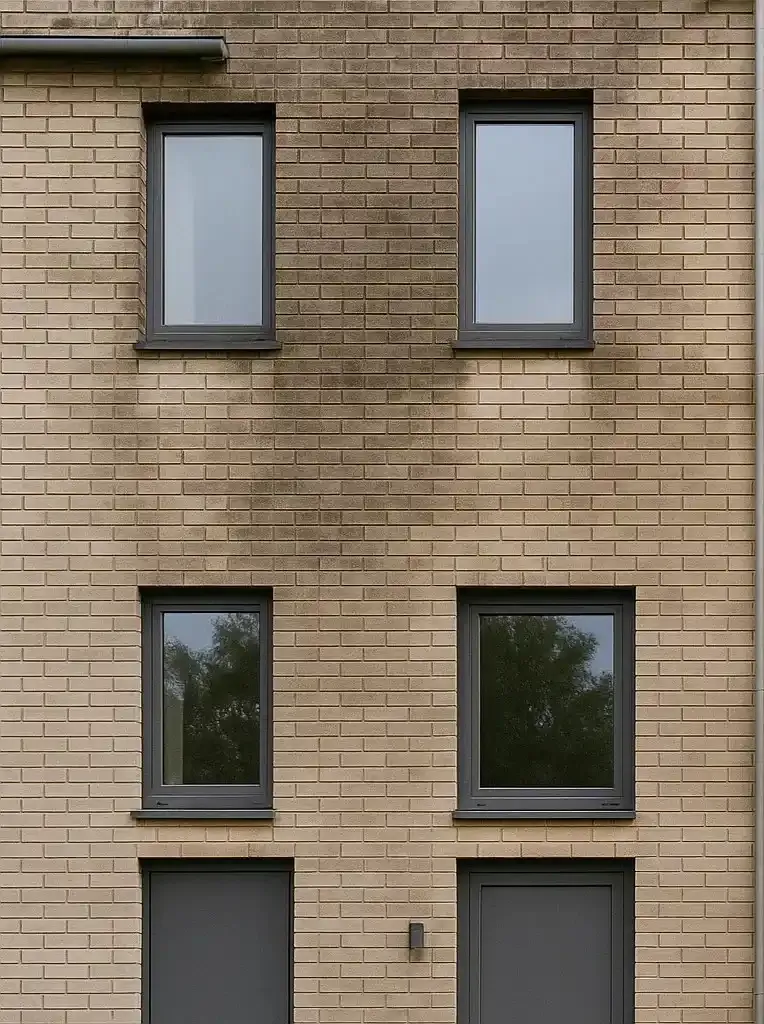 Уборка фасада дома